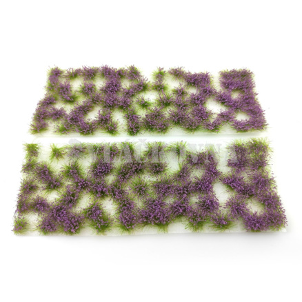 Květinové trsy fialové
